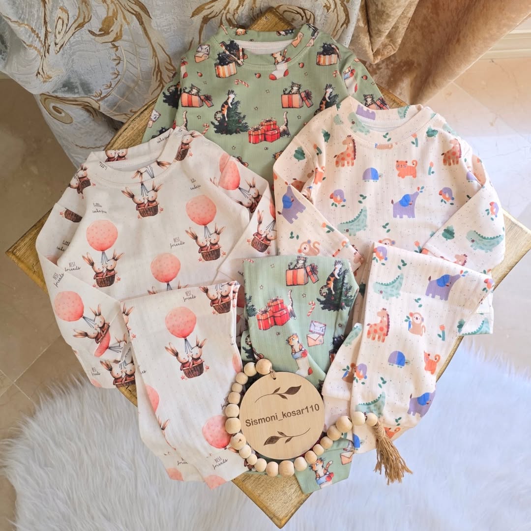 ست بلوز شلوار بچه‌گانه راحتی کد ۱۰۲