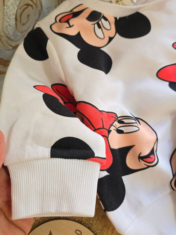 بلوز شلوار کرکدار دخترانه برند H&M کد ۲۹۶