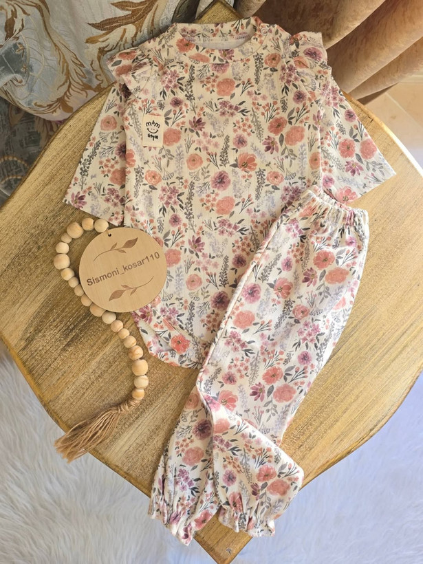 ست بادی شلوار دخترانه کد ۳۱۶